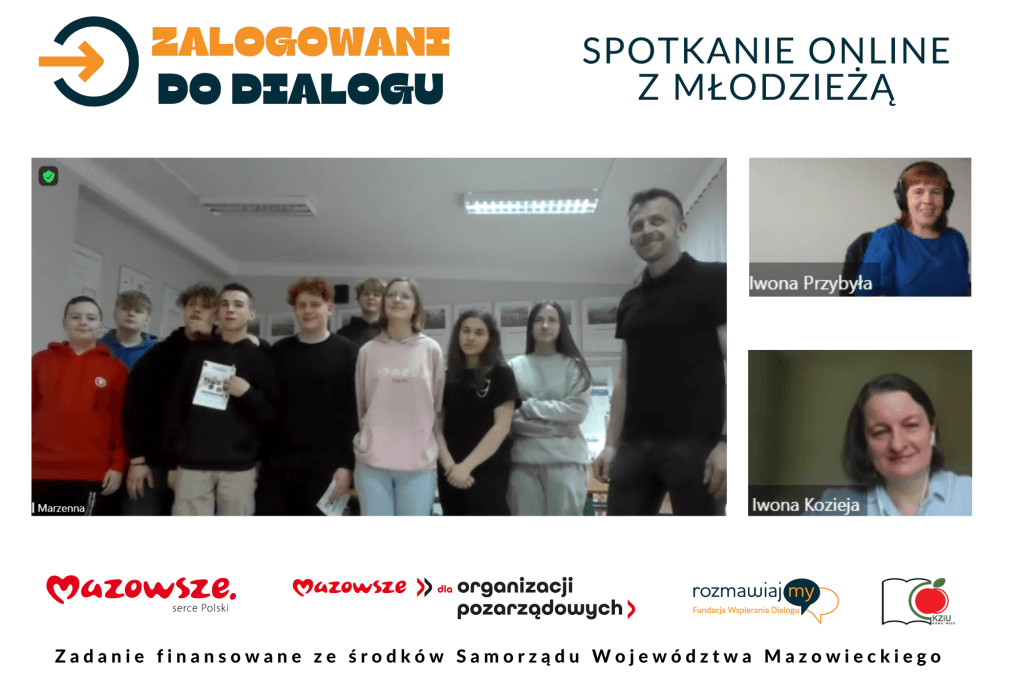 Spotkanie informacyjne online z młodzieżą
