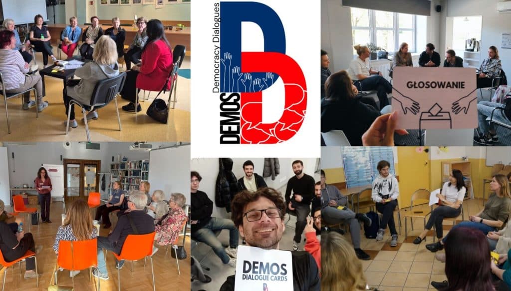 Dialogi o demokracji w różnych miejscach Polski