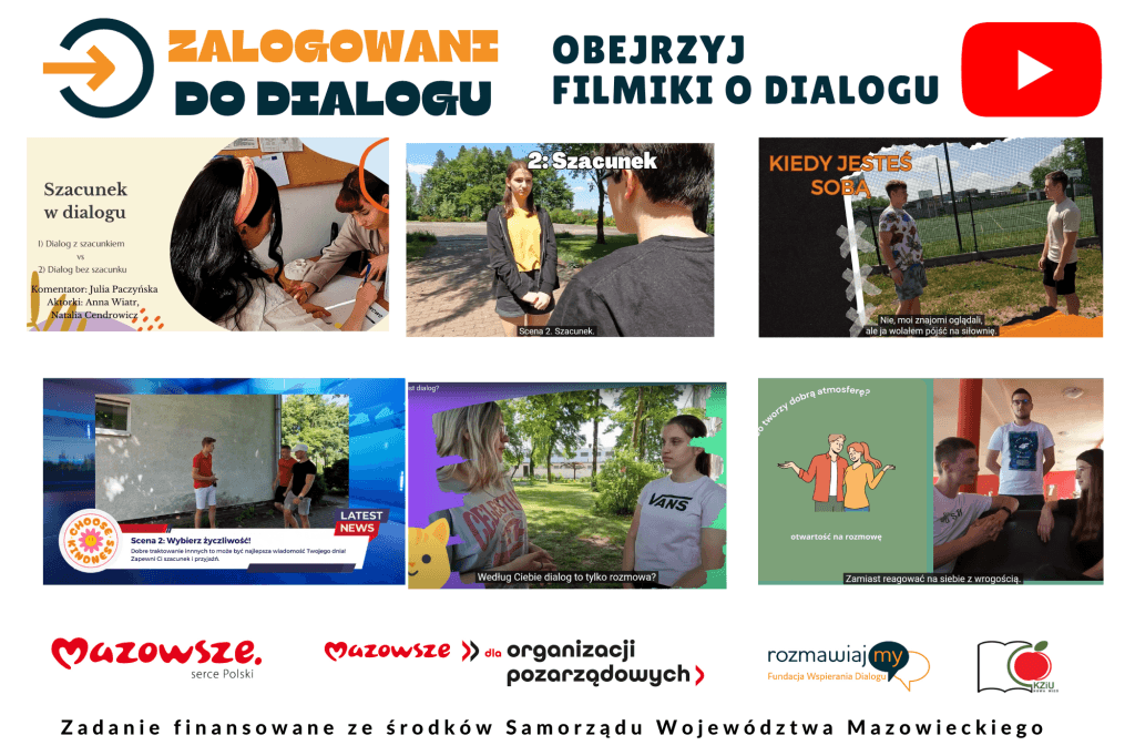 Młodzież przygotowała 7 filmików o dialogu
